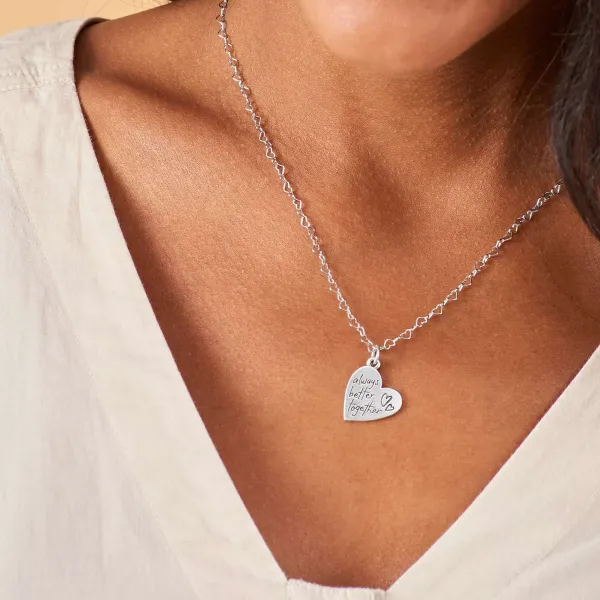 James Avery Artisan Jewelry Charms-Always Better Together Heart Charm
