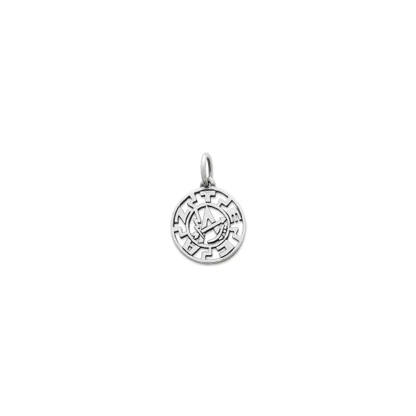 James Avery Artisan Jewelry Charms-Aztec Disk Charm