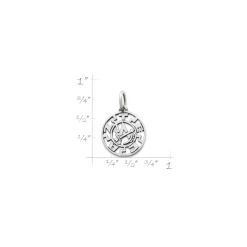 James Avery Artisan Jewelry Charms-Aztec Disk Charm
