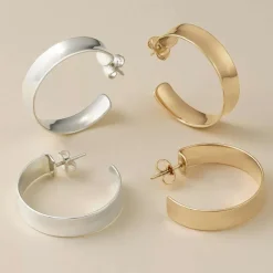 James Avery Artisan Jewelry Earrings-Bold Hoops
