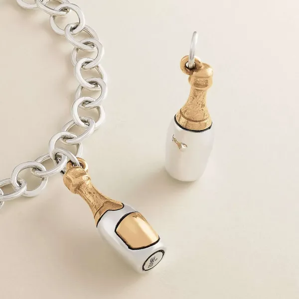 James Avery Artisan Jewelry Charms-Champagne Bottle Charm