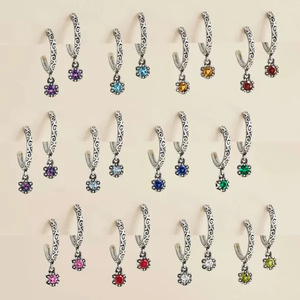 James Avery Artisan Jewelry Earrings-Cherished Birthstone Hoop Dangle Earrings