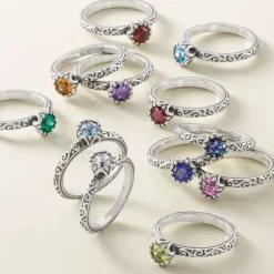 James Avery Artisan Jewelry Rings-Cherished Birthstone Ring