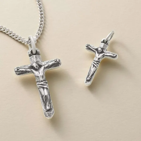 James Avery Artisan Jewelry Pendants-Chiseled Crucifix Pendant