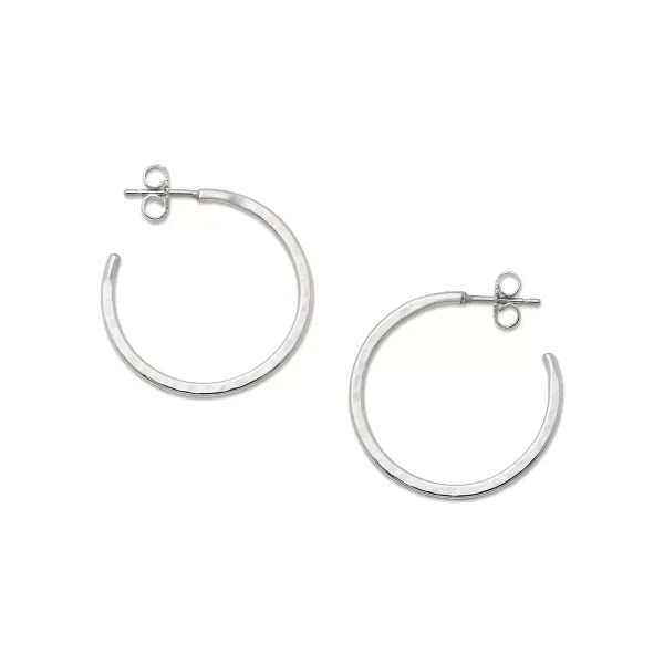 James Avery Artisan Jewelry Earrings-Classic Hammered Hoops