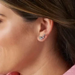 James Avery Artisan Jewelry Earrings-Dancing Butterfly Ear Climbers