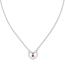 James Avery Artisan Jewelry Necklaces And Chains-Dancing Gemstone Heart Necklace