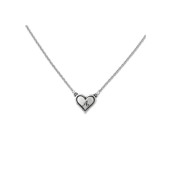 James Avery Artisan Jewelry Necklaces And Chains-Delicate Heart Initial Necklace