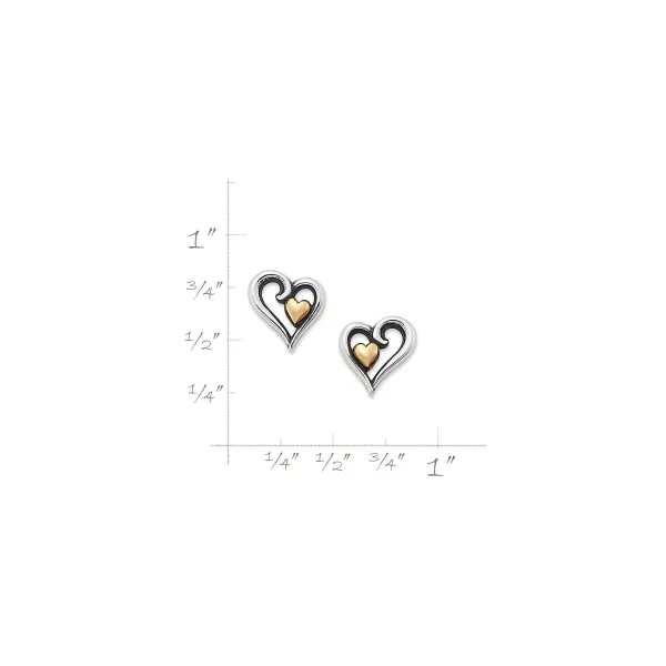 James Avery Artisan Jewelry Earrings-Delicate Joy Of My Heart Studs