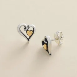James Avery Artisan Jewelry Earrings-Delicate Joy Of My Heart Studs