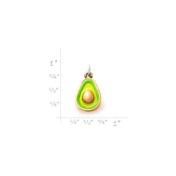 James Avery Artisan Jewelry Charms-Enamel Avocado Charm