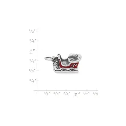 James Avery Artisan Jewelry Charms-Enamel Christmas Sleigh Charm
