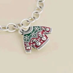 James Avery Artisan Jewelry Charms-Enamel Christmas Sweater Charm