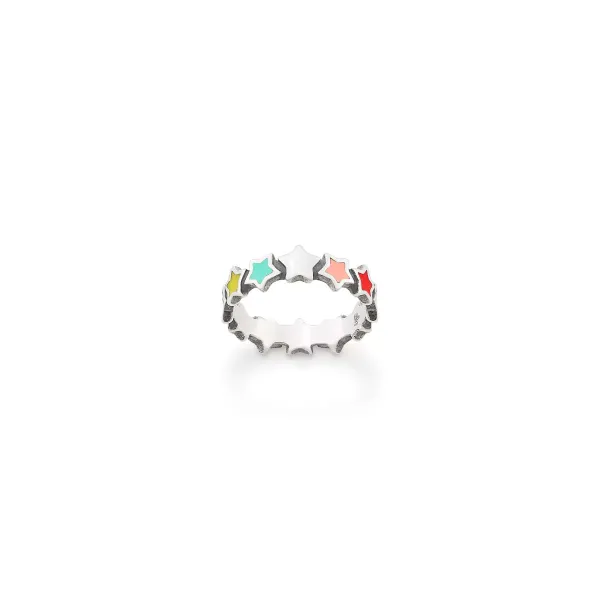 James Avery Artisan Jewelry Rings-Enamel Connected Stars Ring