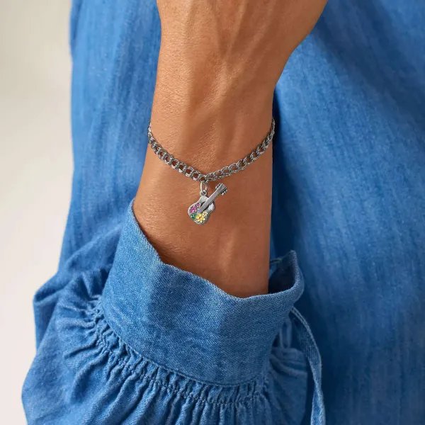 James Avery Artisan Jewelry Charms-Enamel Festive Guitar Charm