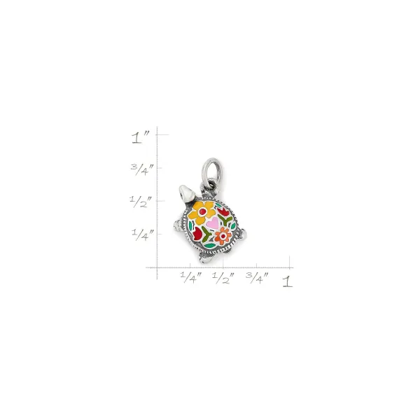 James Avery Artisan Jewelry Charms-Enamel Festive Turtle Charm