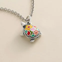 James Avery Artisan Jewelry Charms-Enamel Festive Turtle Charm
