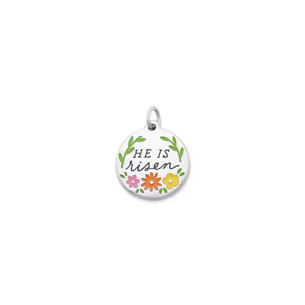 James Avery Artisan Jewelry Charms-Enamel "He Is Risen" Charm