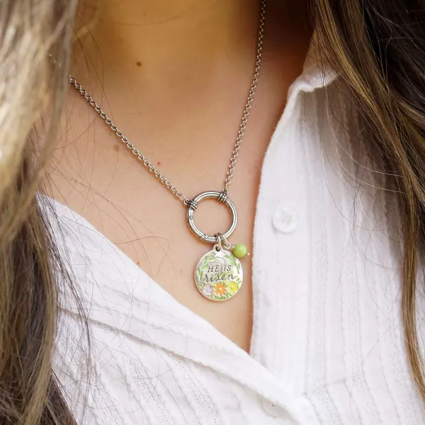 James Avery Artisan Jewelry Charms-Enamel "He Is Risen" Charm