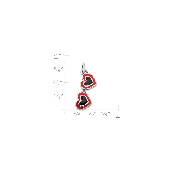 James Avery Artisan Jewelry Charms-Enamel Heart Sunglasses Charm
