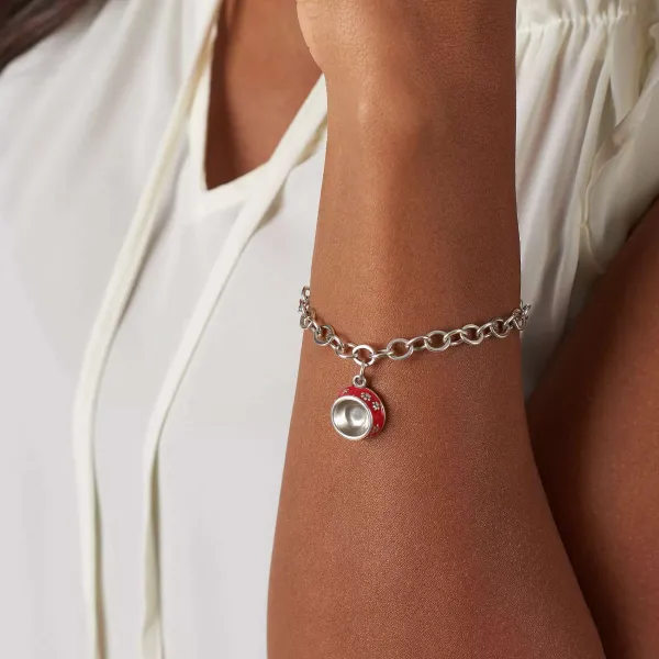 James Avery Artisan Jewelry Charms-Enamel Pet Bowl Charm