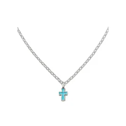 James Avery Artisan Jewelry Necklaces And Chains-Enamel Petite Cross Necklace