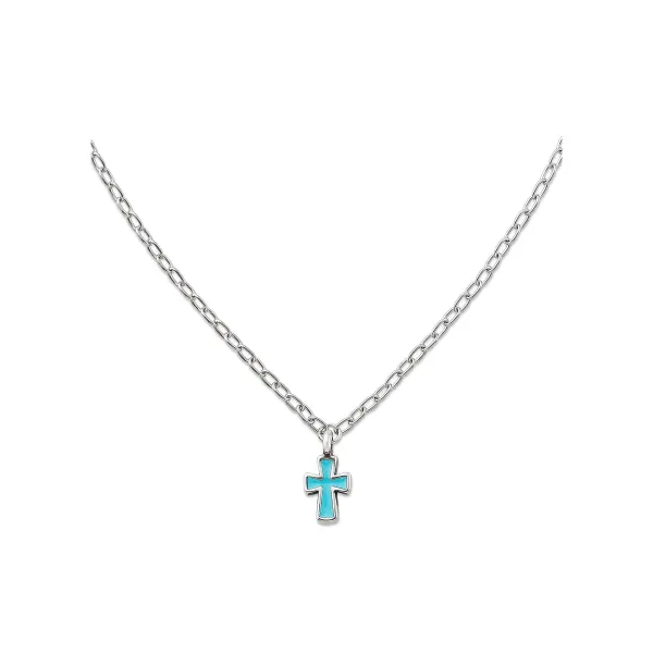 James Avery Artisan Jewelry Necklaces And Chains-Enamel Petite Cross Necklace