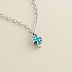 James Avery Artisan Jewelry Necklaces And Chains-Enamel Petite Cross Necklace