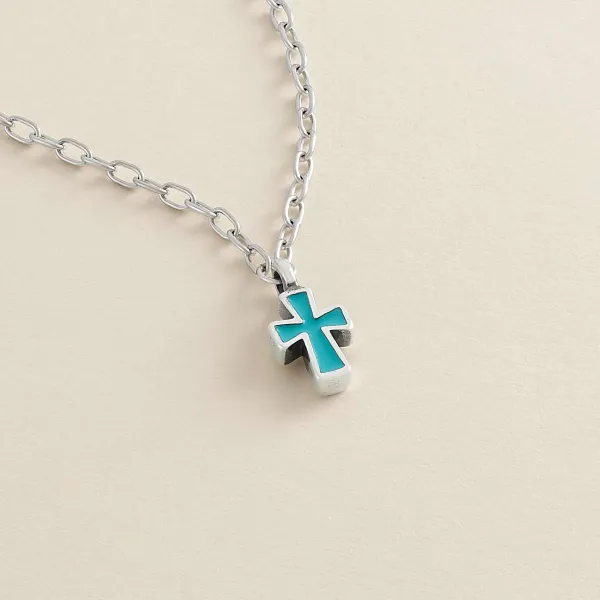 James Avery Artisan Jewelry Necklaces And Chains-Enamel Petite Cross Necklace