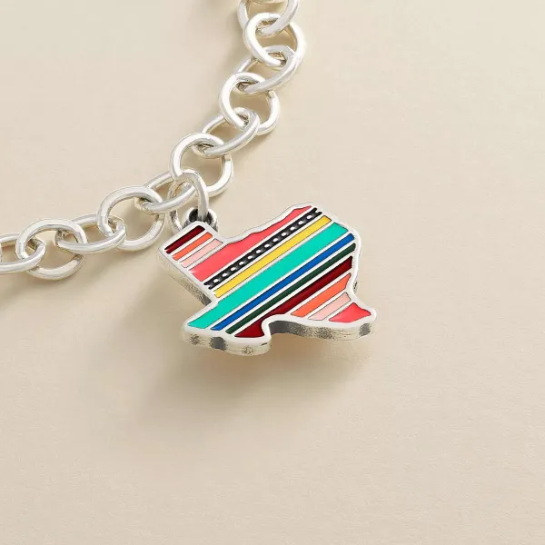 James Avery Artisan Jewelry Charms-Enamel Texas Serape Charm