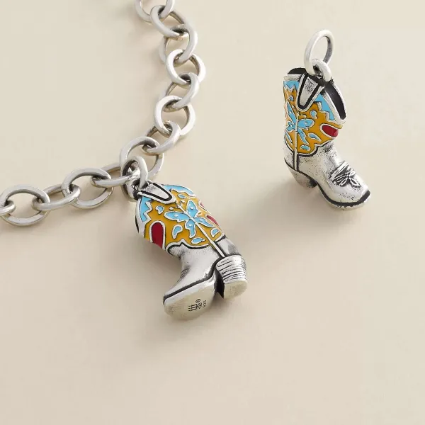 James Avery Artisan Jewelry Charms-Enamel Western Boot Charm