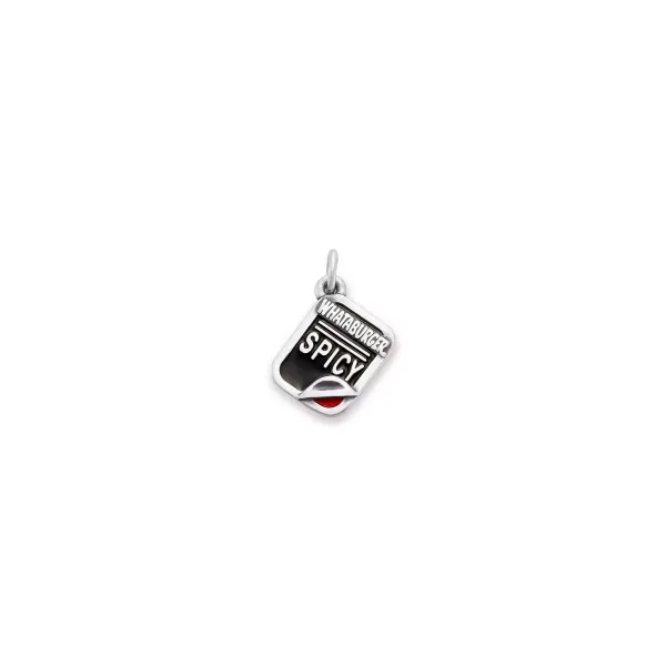 James Avery Artisan Jewelry Charms-Enamel "Whataburger Spicy" Ketchup Charm