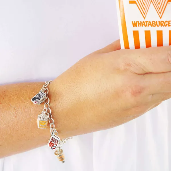 James Avery Artisan Jewelry Charms-Enamel "Whataburger Spicy" Ketchup Charm