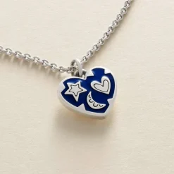 James Avery Artisan Jewelry Charms-Enamel Written In The Stars Heart Charm