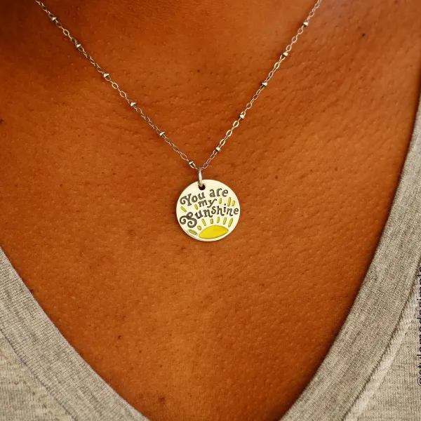 James Avery Artisan Jewelry Charms-Enamel "You Are My Sunshine" Charm