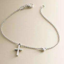 James Avery Artisan Jewelry Bracelets-Faith And Love Link Bracelet