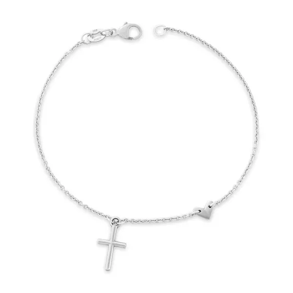 James Avery Artisan Jewelry Bracelets-Faith And Love Link Bracelet