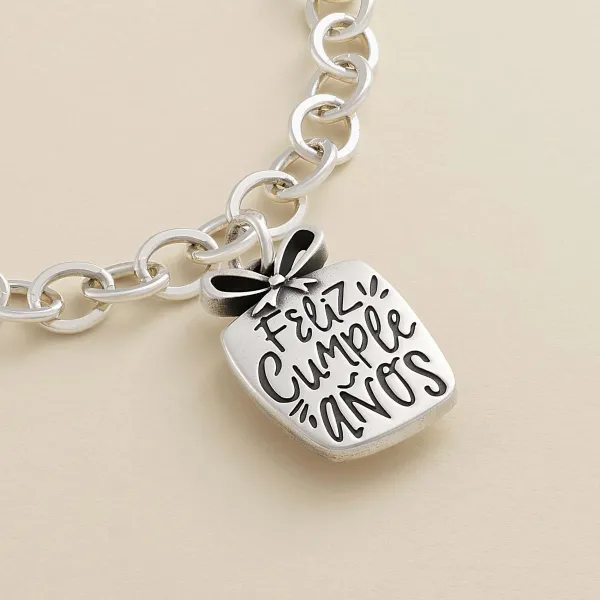 James Avery Artisan Jewelry Charms-Feliz Cumpleanos Charm