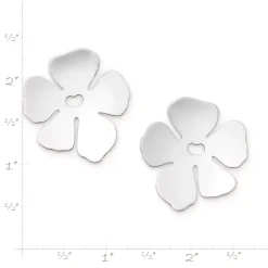 James Avery Artisan Jewelry Earrings-Floral Silhouette Earrings
