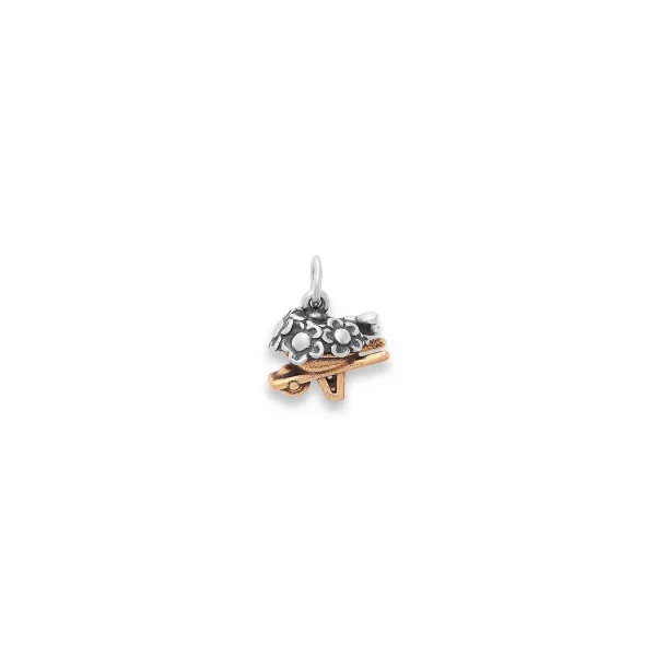 James Avery Artisan Jewelry Charms-Garden Wheelbarrow Charm