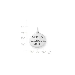James Avery Artisan Jewelry Charms-God Is Within Her Charm