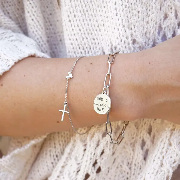 James Avery Artisan Jewelry Charms-God Is Within Her Charm