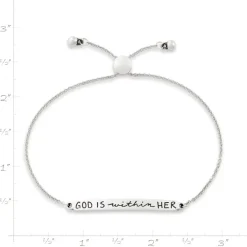 James Avery Artisan Jewelry Bracelets-God Is Within Her Slider Bracelet