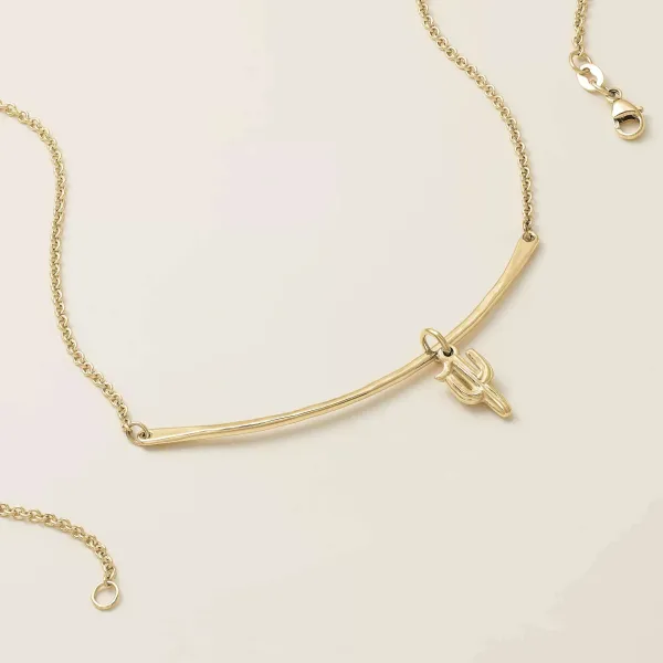 James Avery Artisan Jewelry Necklaces And Chains-Hammered Crescent Changeable Charm Necklace