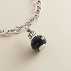 James Avery Artisan Jewelry Charms-Haunted House Art Glass Charm