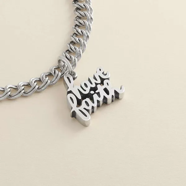 James Avery Artisan Jewelry Religious Charms-Have Faith Charm