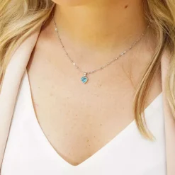 James Avery Artisan Jewelry Charms-Heart Gemstone Pendant
