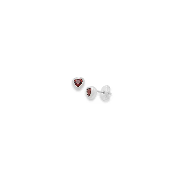 James Avery Artisan Jewelry Earrings-Heart Gemstone Studs