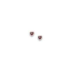 James Avery Artisan Jewelry Earrings-Heart Gemstone Studs