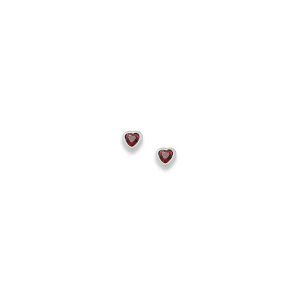 James Avery Artisan Jewelry Earrings-Heart Gemstone Studs